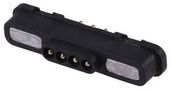 MAGNETIC CONN, PLUG, 4POS, 5V, 2A 685L0421250110E