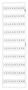 MARKING CARD, 1-10, BLACK ON WHITE 793-5502
