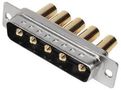 COMB D SUB, PLUG, DB-5W5, PANEL MHCDS5W5P4