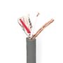 DMX Cable | 110 Ohm | 20 x 0.12 mm | 100.0 m | Round | PVC | Dark Grey | Reel COTR15021GY100 5412810296354