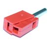 Kištukas bananinis 4 mm, 42V, 20A, užspaudžiamas, raudonas WAGO CO/CX-BAN-215-212 4045454293482