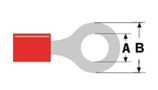 Соединитель M3 Ø3,2 мм красный 0,5–1,5 мм² (ST-001) RoHS CO/ST-001/BL20 4772081003442