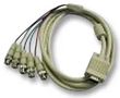 LEAD, 5X BNC PLUGS TO SVGA, 2M SS090