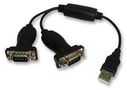 ADAPTOR, SERIAL TO USB, 2 WAY,FLYING PSG90270