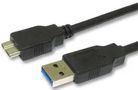 LEAD,USB3.0 A MALE-MICRO B MALE 0.5M BLK PSG91612