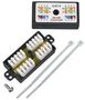 COUPLER, IDC INLINE, CAT6, BLK SM315