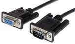 COMP CABLE, 9P D-SUB PLUG-SKT, 3M, BLK MXT1003MBK