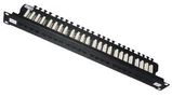 PATCH PANEL, 24PORT, 1U, CAT6 009-001-001-40