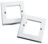 FACEPLATE, SINGLE GANG,2 MODULE EURO 008-010-010-25