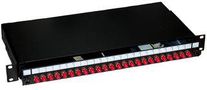 ST FIBRE PATCH PANEL, 24PORT, 1U 009-022-009-24