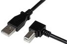 LEAD, USB2.0-RIGHT ANGLE USB B MALE 3M USBAB3MR