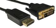 LEAD, DISPLAYPORT - DVI-D, MALE-MALE, 1M HDHDPORT-001-1M