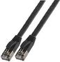 PATCH LEAD, SLIM CAT 6A SSTP, BLACK 2M PSG91150