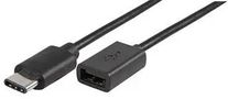 LEAD, USB2.0 A FEMALE-TYPE C, 2M BLACK PSG91202