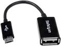 ADAPTER, MICRO USB-USB OTG BLACK UUSBOTG