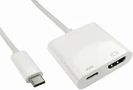 ADAPTER, USB C-HDMI, POWER DELIVERY USB3C-HDMICAB-WPD