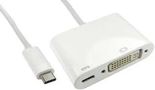 ADAPTER, USB C-DVI, POWER DELIVERY USB3C-DVICAB-WPD