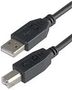 LEAD, USB2.0 A MALE - B MALE, BLACK 2M PSG91412