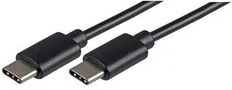 LEAD, USB2.0 TYPE C-TYPE C, 0.5M BLACK PSG91484
