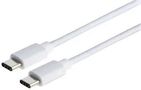 LEAD, USB2.0 TYPE C-TYPE C, WHITE 1M PSG91490