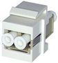 FIBRE KEYSTONE COUPLER, LC, MM DUPLEX WH KOLMMDXWH