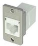 KEYSTONE COUPLER, RJ45 JACK, CAT6, WHT SACK4WHPM