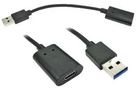 CABLE, USB3.1A MALE-TYPE C FEMALE, 0.15M USB3C-951REV
