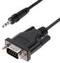 CABLE ASSY, DB9 PLUG-3.5MM PLUG, 1M 9M351M-RS232-CABLE