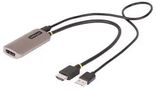 CBL ASSY, HDMI TO DP, 300MM, BLK 148B-HDMI-DP-8K