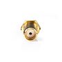 SMA Connector | Straight | Female | Gold Plated | 50 Ohm | Crimp | Cable input diameter: 2.55 mm | Metal | Gold | 2 pcs | Box CSGB02901GD 5412810425617