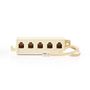 Telecom Extension Cable | RJ11 Male | 5x RJ11 (4/6) Female | 0.20 m | Cable design: Flat | Cable type: RJ11 | Ivory | Box CTGB90825IV02 5412810427888