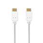 High Speed HDMI™ Cable with Ethernet | HDMI™ Connector | HDMI™ Connector | 4K@60Hz | ARC | 18 Gbps | 2.00 m | Round | PVC | White | Label CVGL34060WT20 5412810454952