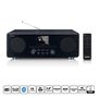 DAB+ FM radio with CD MP3 player Bluetooth Black DAR-061BK