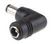 Changeable DC Plug from 2.1x5.5x11mm to 2.1x5.5x11mm, angled DC PLUG-P1J-P1JR