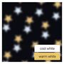 LED decorative projector "STARS", 230Vac, warm/cool white, EMOS DCPN01 8592920094273