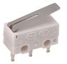 Mikrojungiklis ON-(ON) nefiks, 3k. 1A/125V, SPDT 12.8x6.5x5.8mm, lituojami kontaktai, su svirtele HIGHLY DH-051P