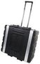 FLIGHT CASE, ABS 19IN 6U, TROLLEY ABS-6UTR