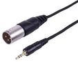 LEAD, 3.5MM ST JACK - XLR-M, 2.0M PLS00678