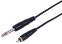 LEAD, 6.35MM MONO JACK - RCA, 0.3M PLS00737