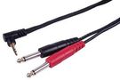 LEAD, 3.5 90D ST JCK-2X6.35 MN JCK, 0.3M PLS00810
