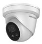 IP kamera DOME, AcuSense, 4MP, F2.8mm(103°), PoE, IR iki 30m, integruotas mikrofonas, micro SD iki 256GB, IP66, balta, Hikvision DS-2CD2346G2-IUF2.8