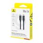 Kabelis USB C - USB C 2m 100W magnetinis, porėto silikono izoliacija BASEUS E0426704 6932172693657
