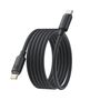 Кабель USB C plug - USB C plug, 1м 100Вт магнитный вспененный силикон, черный BASEUS E0426D00 6932172694326