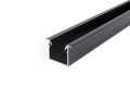 LED Profile LINEA-IN20 EF/U7 2000 black anod. E4020021 5901597237310