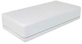 ENCLOSURE, SIZE 20, WH, 125X125X45MM CUE8220WH
