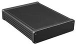 CASE, ALUMINIUM, 31X120X160MM 1455P1601BK