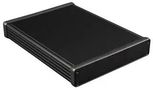 CASE, ALUMINIUM, 31X160X220MM 1455R2201BK