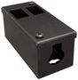 CONDUIT BOX, GOP 2WAY, STEEL, BLACK MGOP2