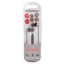 Earphones with Built-in Mic & In-Wire Remote Controller, Silver ESTM-50SL 8435256897180