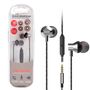 Earphones with Built-in Mic & In-Wire Remote Controller, Silver ESTM-50SL 8435256897180